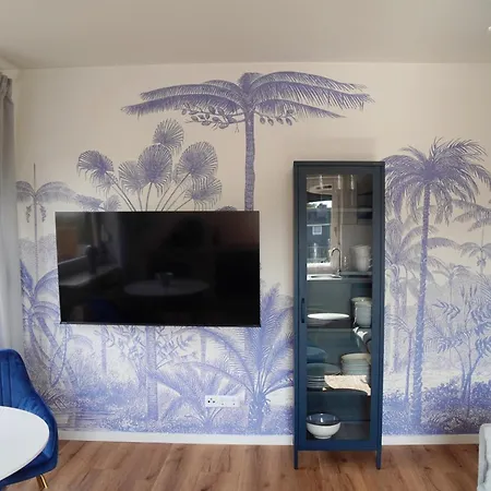 Blue Coastal Chic Balkon Hafennaehe - Butze 5 Apartament